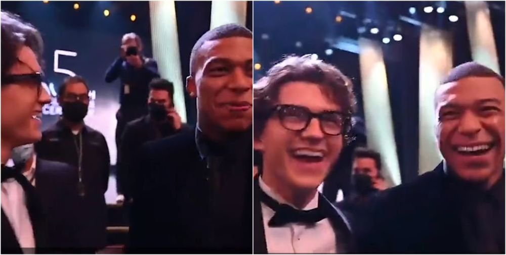 'Spider-Man' și Mbappe, întâlnire de gradul 0! Actorul i-a spus francezului cu ce echipă să semneze. Reacția virală a atacantului_12