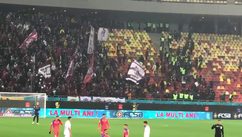 „Război” în tribunele Arenei Naționale! Suporterii celor două rivale s-au încăierat. Jandarmii au intervenit în forță_2
