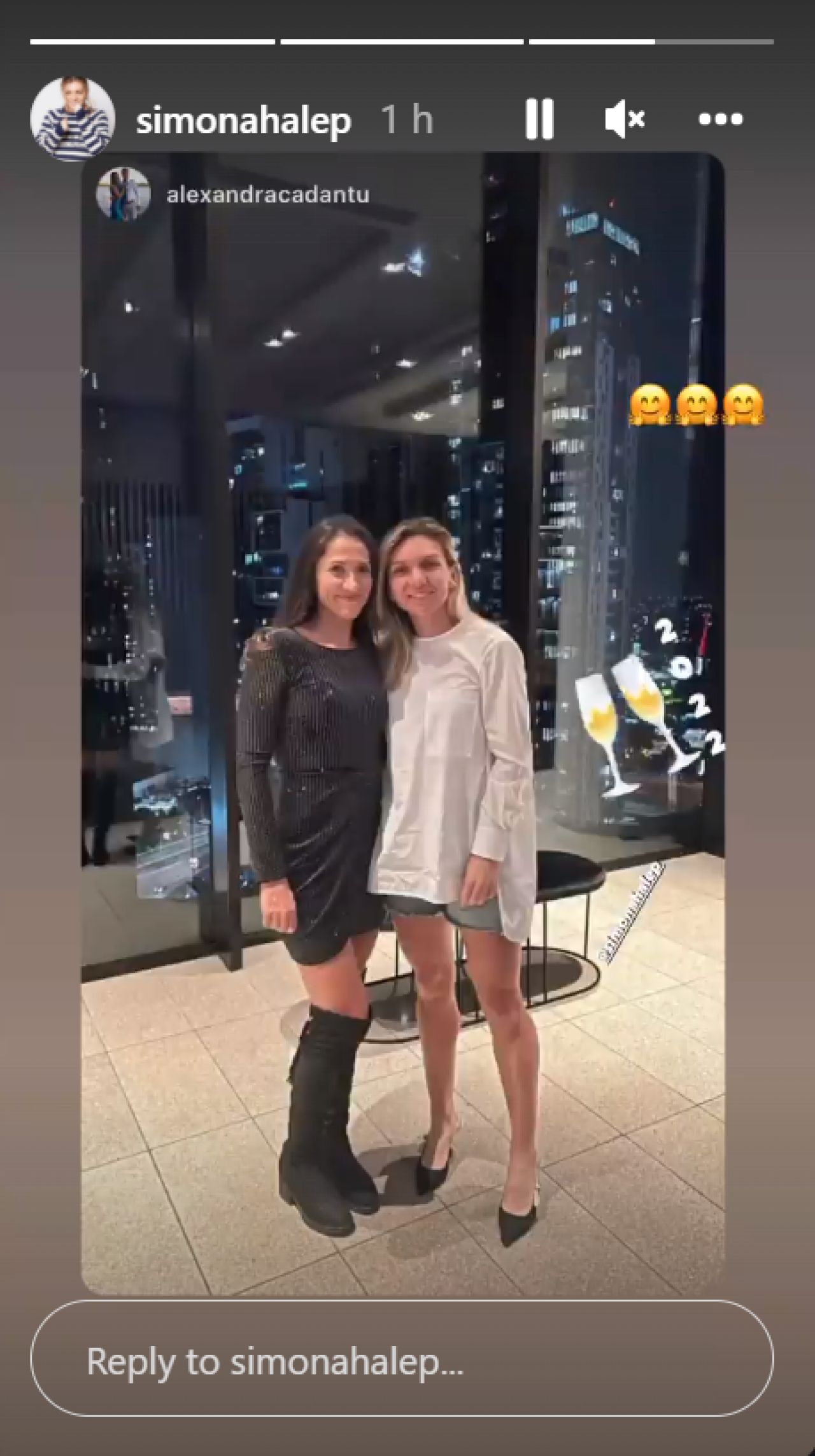 “Unii cu sapa... alţii cu mapa...”. Cum s-au pozat Simona Halep și Toni Iuruc în prima zi din 2022_4