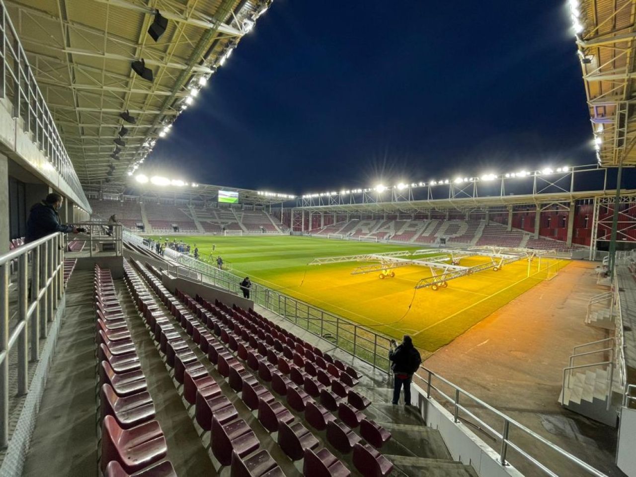 Imagini de senzație din Giulești! A avut loc vizita oficială cu ocazia încheierii lucrărilor la stadion _5