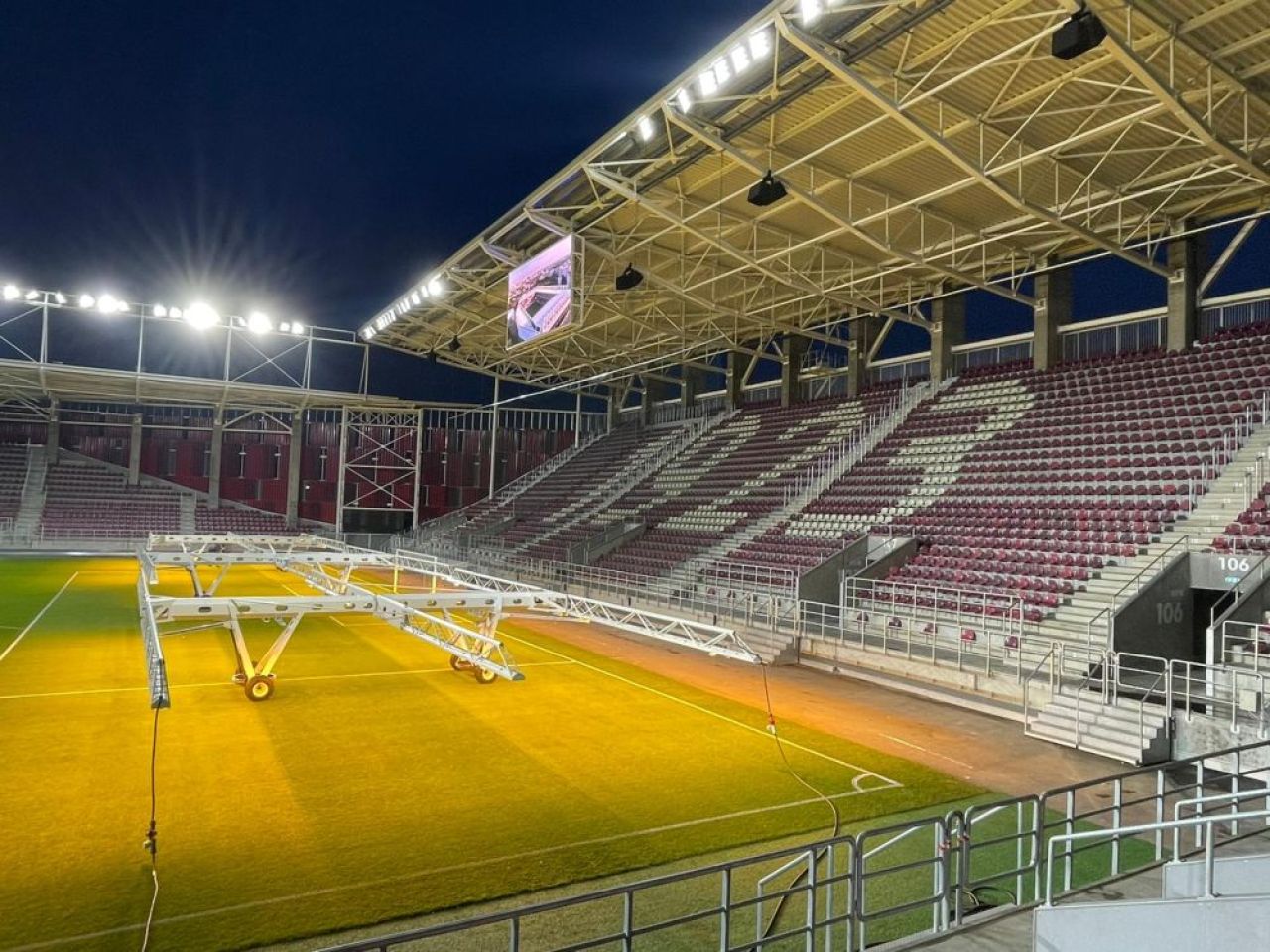 Imagini de senzație din Giulești! A avut loc vizita oficială cu ocazia încheierii lucrărilor la stadion _8