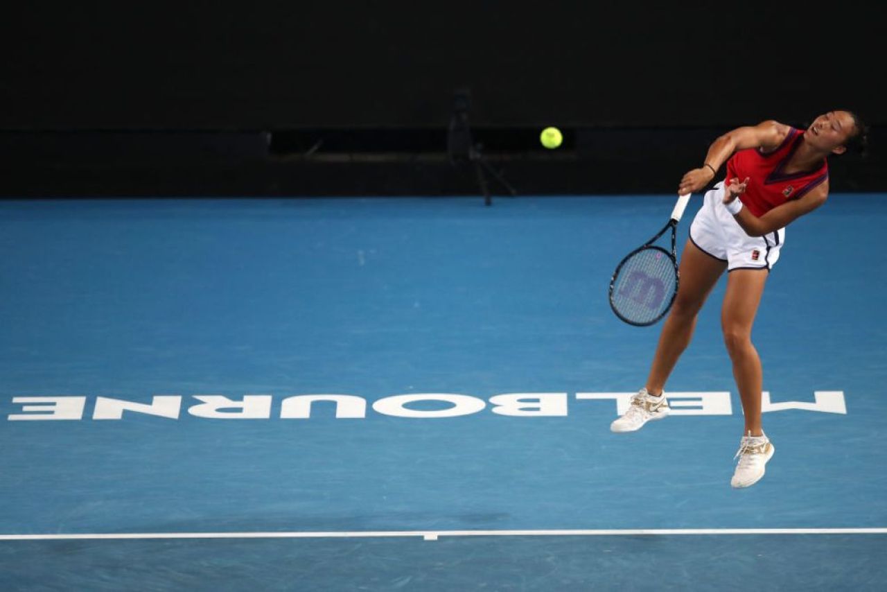 Puștoaica de 19 ani din China a făcut o declarație superbă despre Simona Halep, înaintea meciului direct din semifinale_14