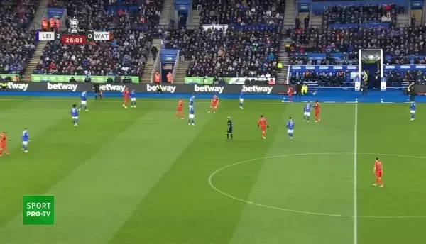 GOOOOL WATFORD! Joao Pedro reduce din diferență rapid!