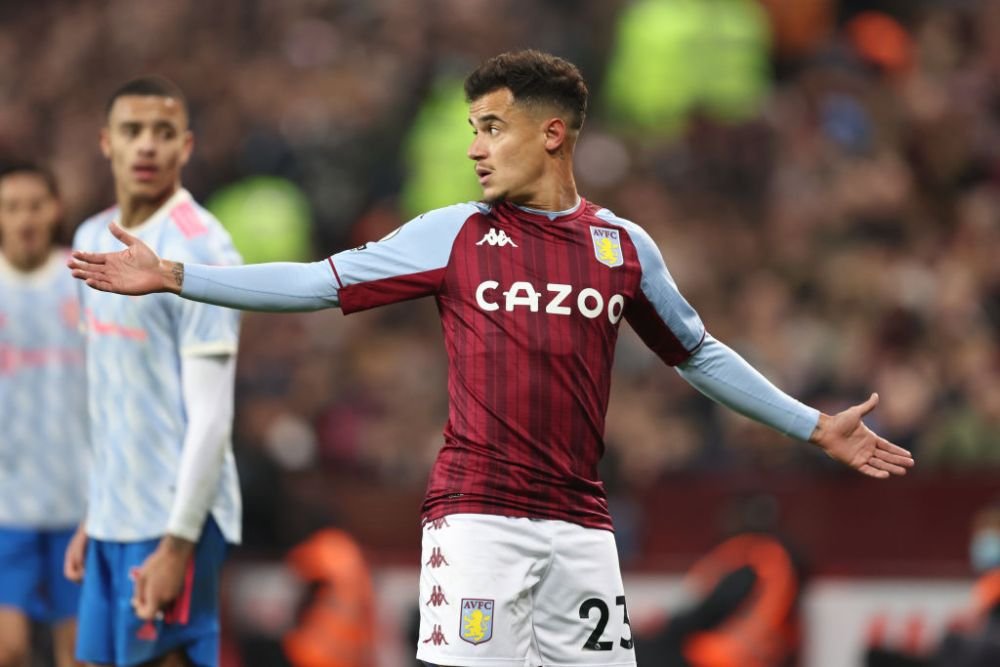 Barca, cine?! Coutinho, debut stelar în tricoul lui Aston Villa! Assist și gol în meciul cu United_2