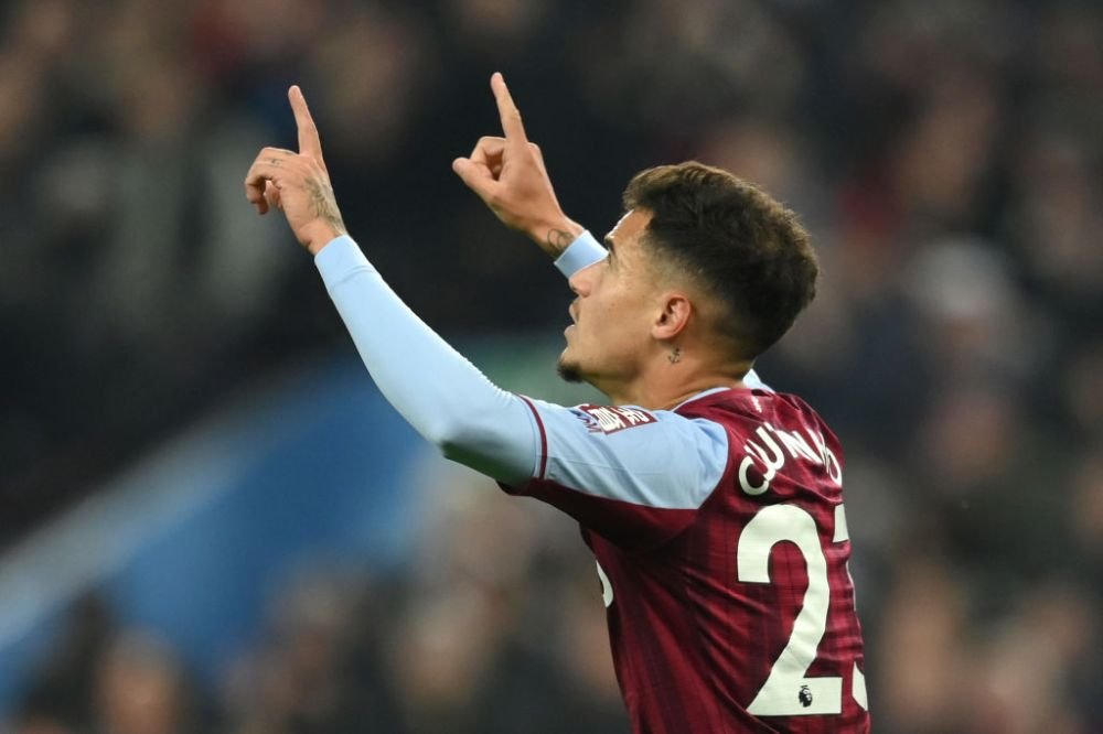 Barca, cine?! Coutinho, debut stelar în tricoul lui Aston Villa! Assist și gol în meciul cu United_14