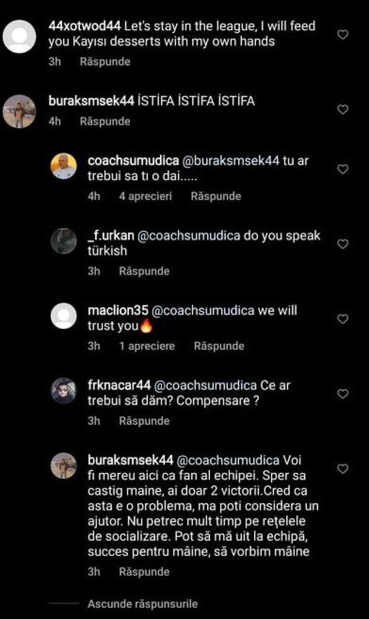 Șumudică nu s-a mai abținut: