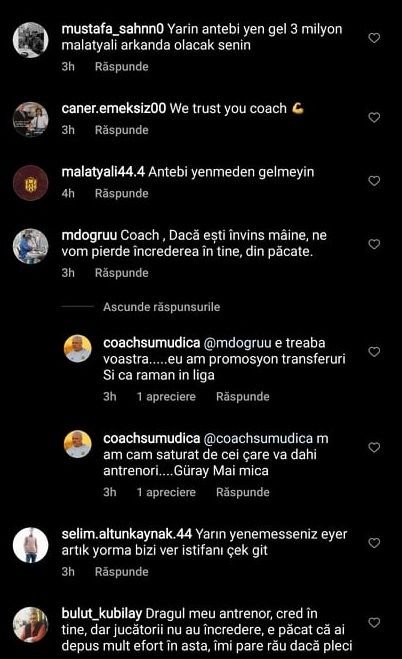 Șumudică nu s-a mai abținut: 
