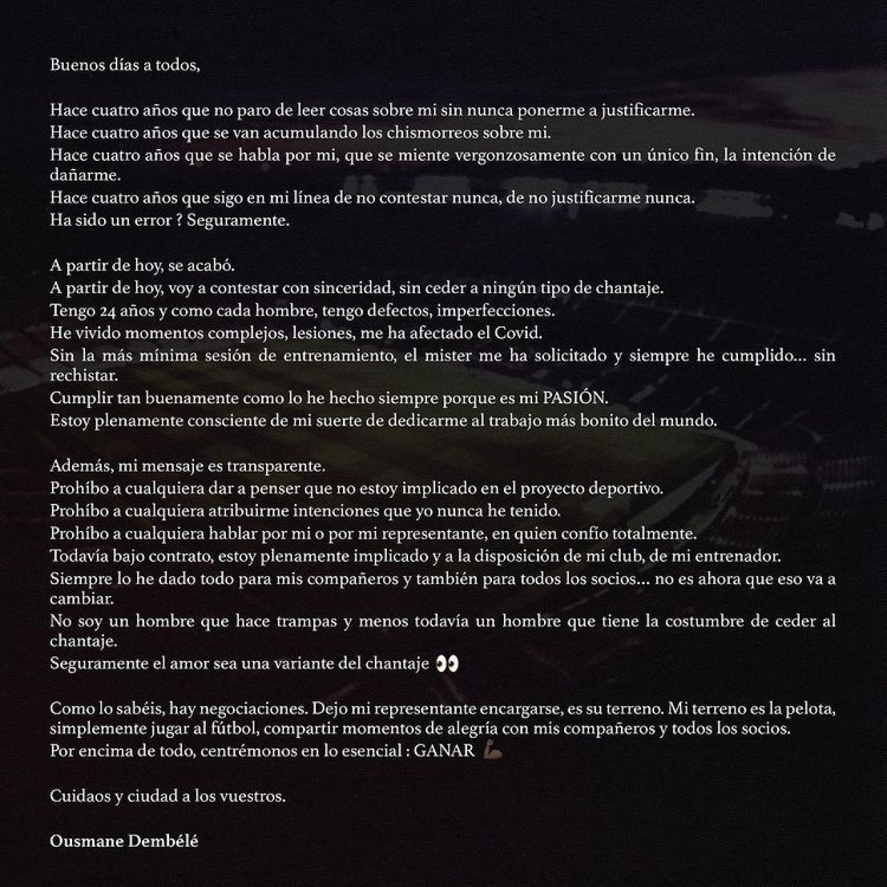 „Suntem toți uniți în cazul lui Dembele!” Replică dură a lui Xavi după mesajul amenințător postat de francez_1