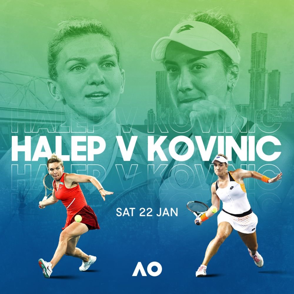 Calificare magistrală în optimile Australian Open! Simona Halep, implacabilă în meciul cu Danka Kovinic, 6-2, 6-1_21