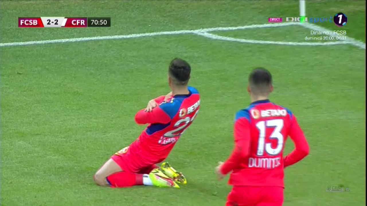 FCSB - CFR Cluj 3-3. Derby ”de vis” pe Arena Națională! Cristea a egalat în prelungiri_15