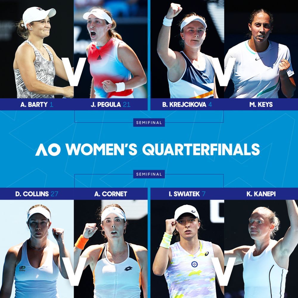 La 36 de ani, Kaia Kanepi (115 WTA) s-a calificat în primul sfert de Grand Slam al carierei: toate sferturile AO 2022_24