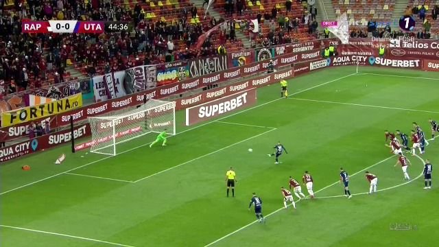 Rapid - UTA 1-1. Spectacol pe Arena Națională! Rapid scoate un punct, după ce a jucat o repriză în 10 jucători_5