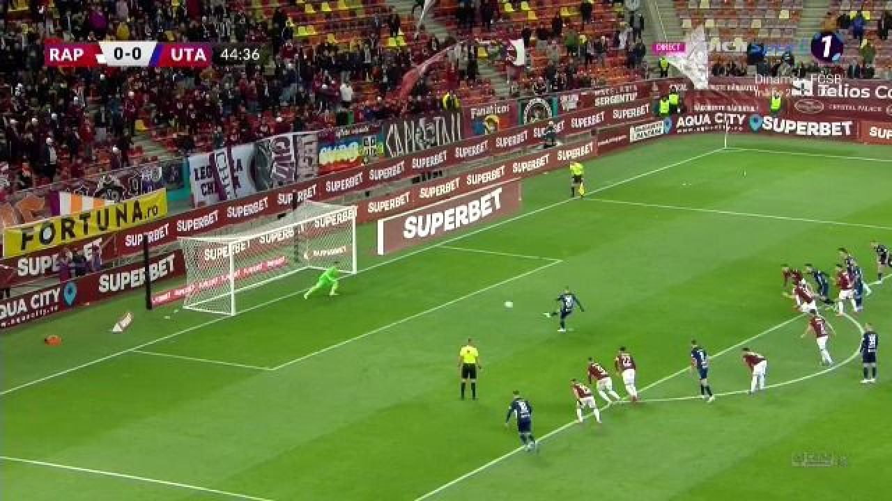 Rapid - UTA 1-1. Spectacol pe Arena Națională! Rapid scoate un punct, după ce a jucat o repriză în 10 jucători_5