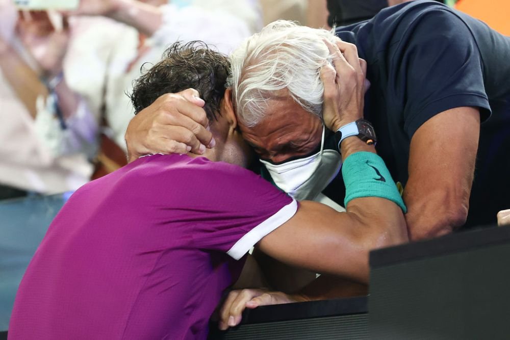 Și băieții plâng câteodată! Rafael Nadal, bucurie în lacrimi, alături de tatăl său, Sebastian, la Melbourne_15
