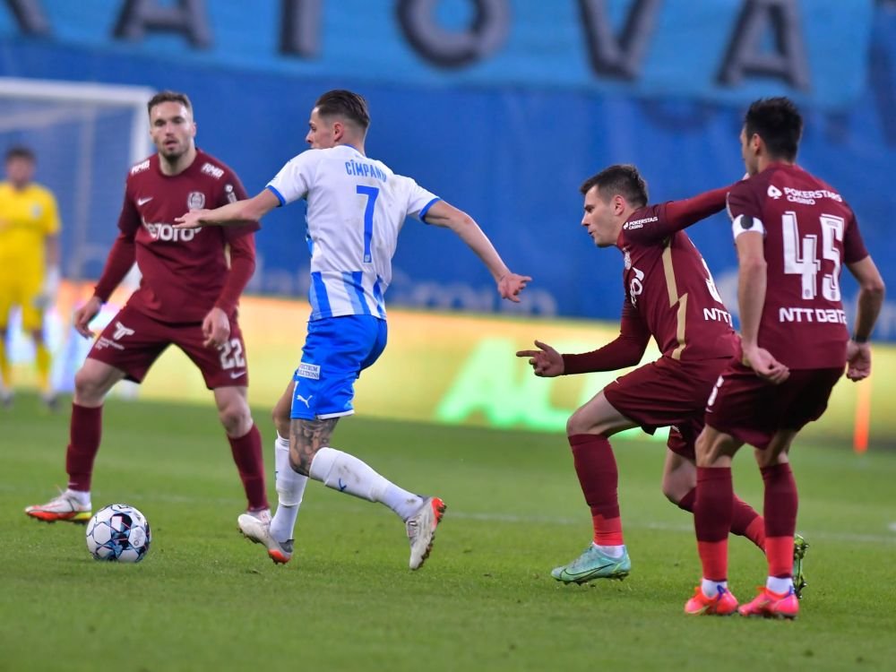 Universitatea Craiova - CFR Cluj 1-1. Gustavo înscrie la ultima fază, după un meci nebun! Doi jucători ai campioanei, eliminați_10