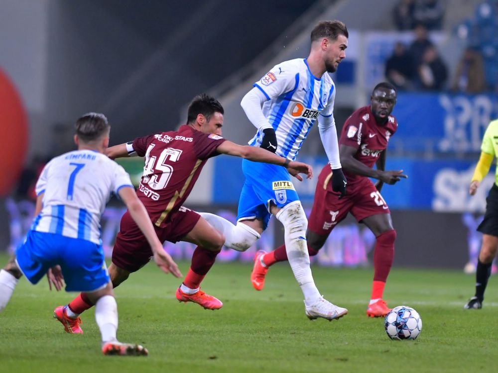 Universitatea Craiova - CFR Cluj 1-1. Gustavo înscrie la ultima fază, după un meci nebun! Doi jucători ai campioanei, eliminați_14
