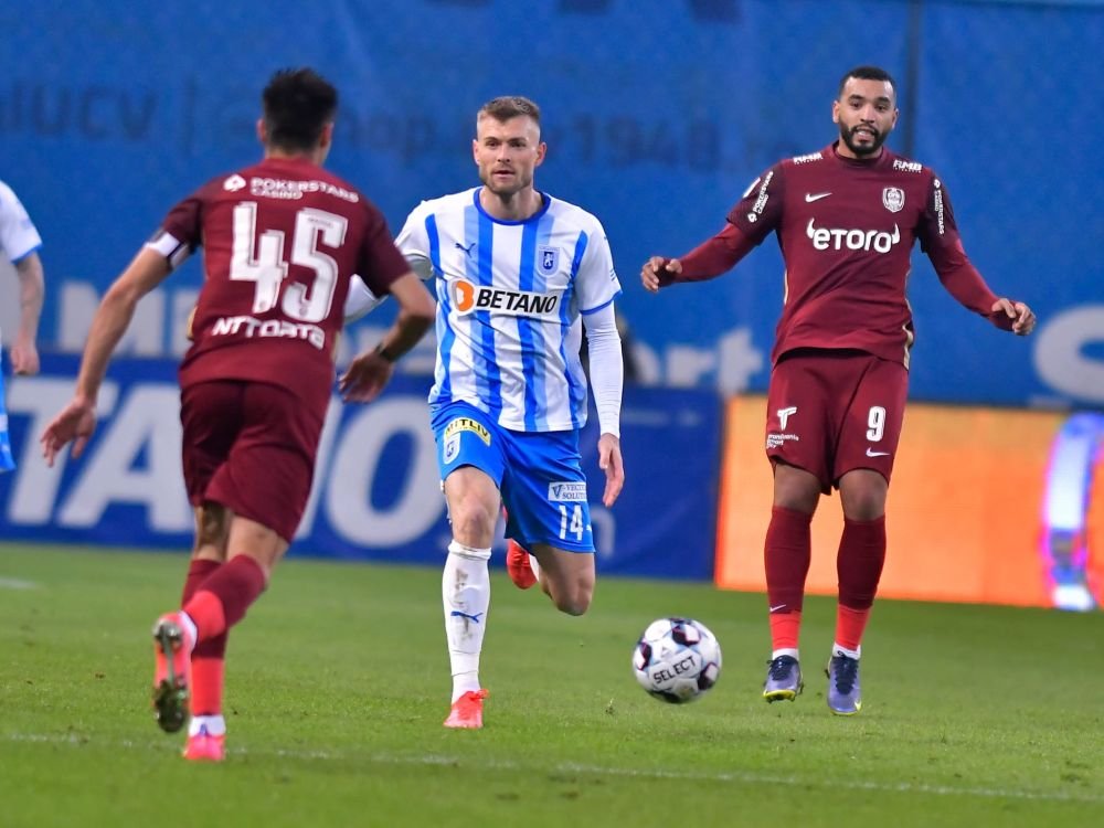 Universitatea Craiova - CFR Cluj 1-1. Gustavo înscrie la ultima fază, după un meci nebun! Doi jucători ai campioanei, eliminați_15