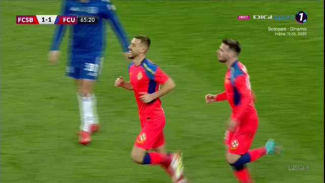 FCSB - FCU Craiova 2-2. Meci nebun pe Arena Națională! Vicecampioana a egalat în prelungiri. Cristea, eliminat pe final_8