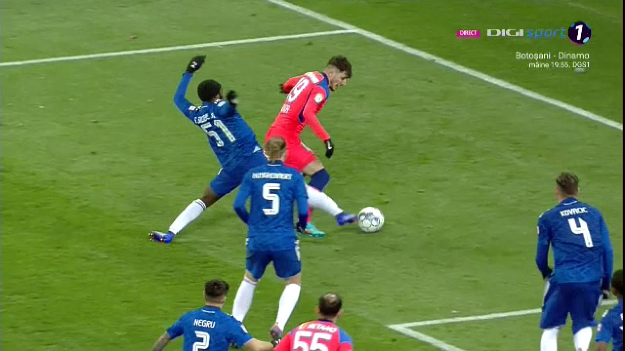 FCSB - FCU Craiova 2-2. Meci nebun pe Arena Națională! Vicecampioana a egalat în prelungiri. Cristea, eliminat pe final_11