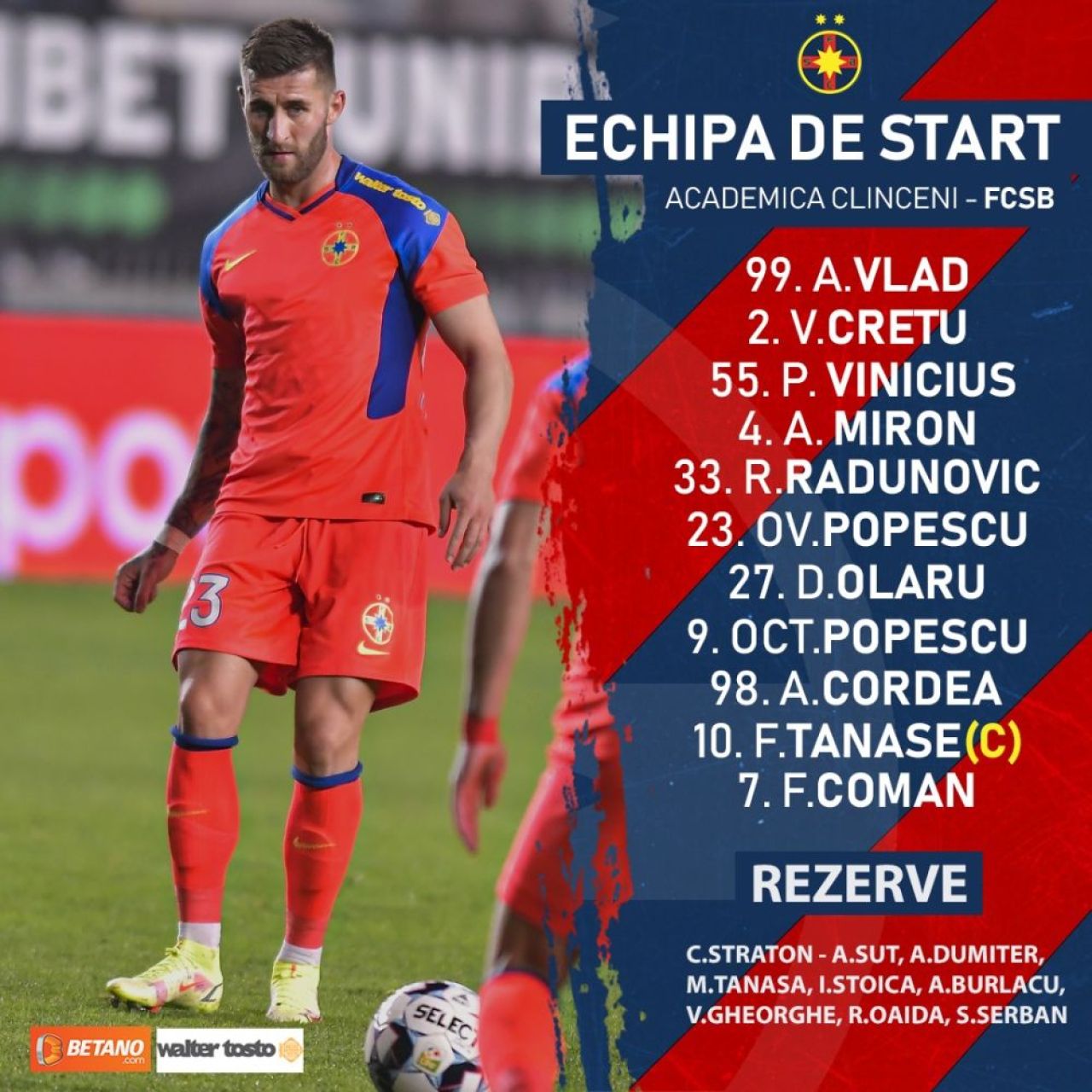 Academica Clinceni - FCSB 0-3 | Roș-albaștrii profită de pasul greșit al CFR-ului și reduc diferența de puncte_2