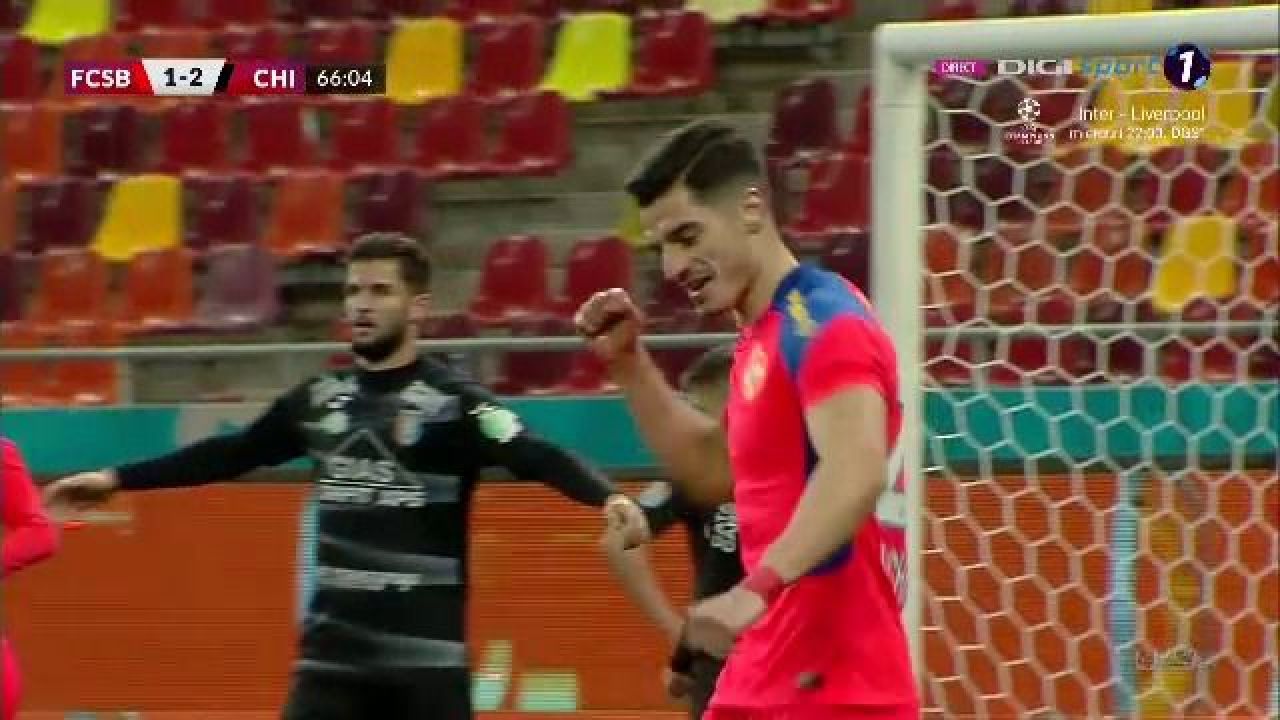 FCSB - Chindia 3-2. Vicecampioana câștigă, după ce a fost condusă cu 0-2, și continuă cursa de urmărire a liderului CFR_9