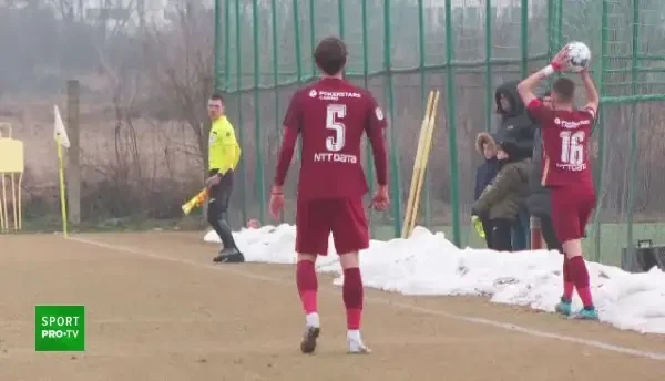 CFR Cluj, spectacol &icirc;ntr-un amical cu Unirea Dej. Formația antrenată de Dan Petrescu s-a impus fără probleme