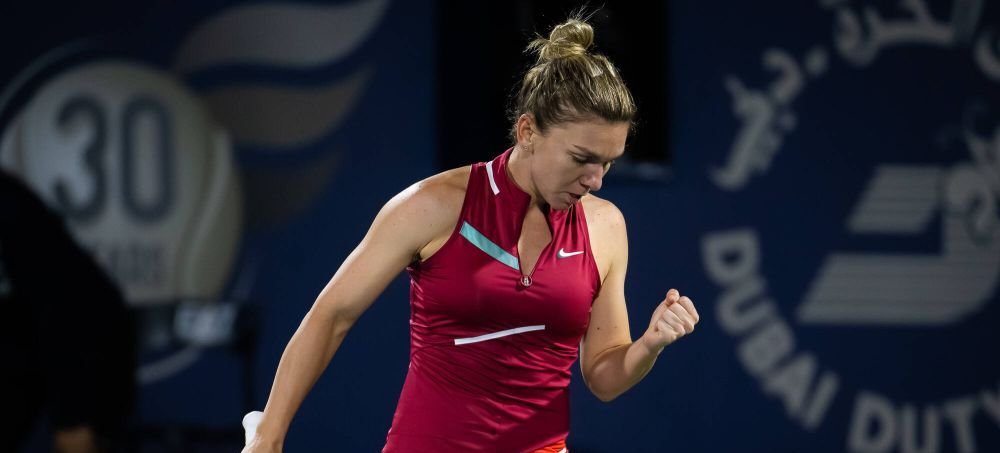 „Nadal de România!” Simona Halep a câștigat punctul turneului la Dubai, cu o lovitură imposibilă: cum s-a văzut de la nivelul fileului_8