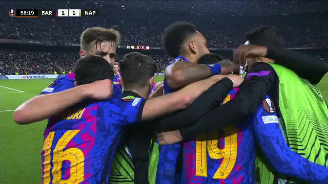 FC Barcelona - Napoli 1-1! Catalanii, doar egal la revenirea în Europa League. Trupa lui Xavi a ratat ocazie după ocazie_4