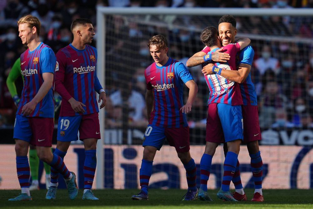 Barcelona, victorie la scor cu Valencia! Aubameyang a reușit o dublă și a întrat într-o companie selectă_2