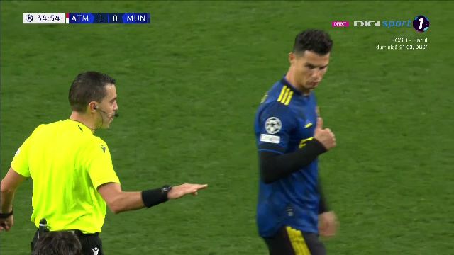 Ronaldo, scos din sărite de Hațegan! Cum a reacționat portughezul după ce arbitrul român l-a avertizat_10