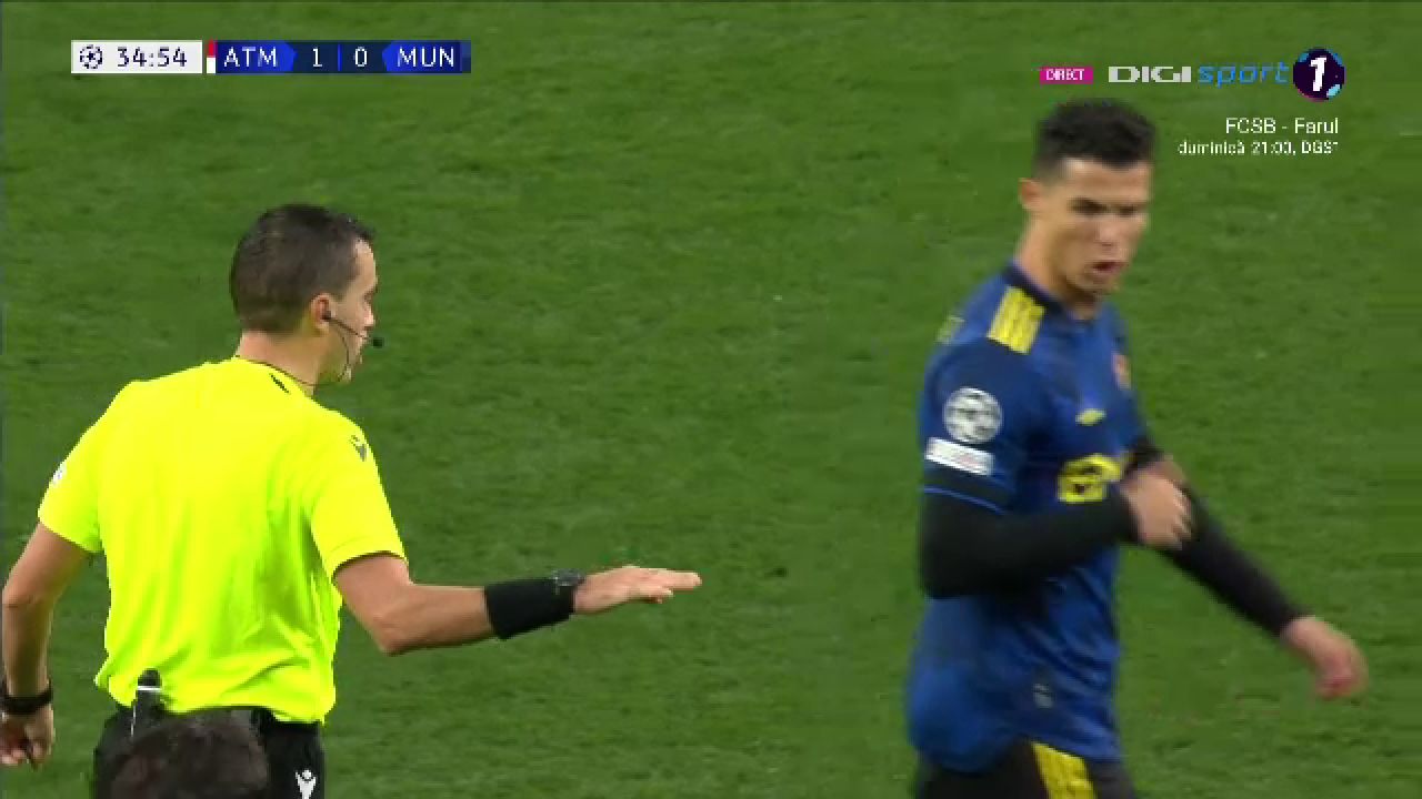 Ronaldo, scos din sărite de Hațegan! Cum a reacționat portughezul după ce arbitrul român l-a avertizat_11