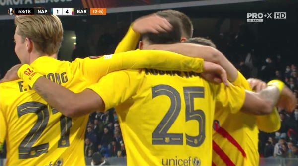 Napoli - Barcelona 2-4! Catalanii i-au zdrobit pe italienii în templul lui Maradona și s-au calificat în „optimile” Europa League_3