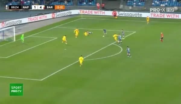 Napoli - Barcelona 2-4! Politano reduce din diferență după o gafă &icirc;n defensiva catalanilor