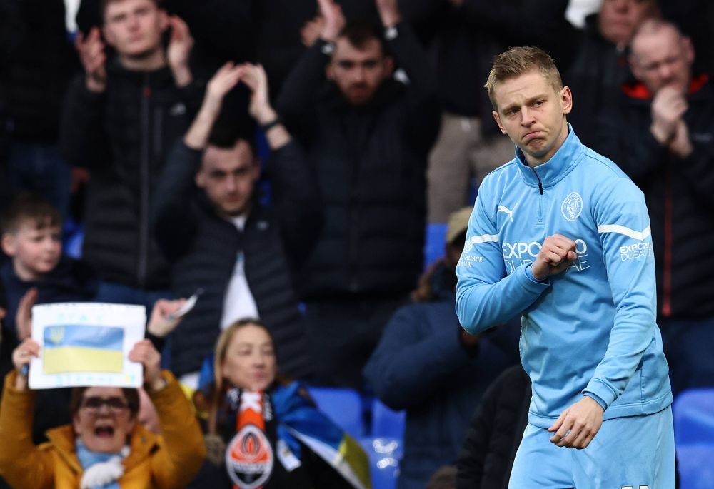 Moment sfâșietor în Premier League! Zinchenko, în lacrimi înainte de startul meciului, la momentul de susținere pentru Ucraina_8