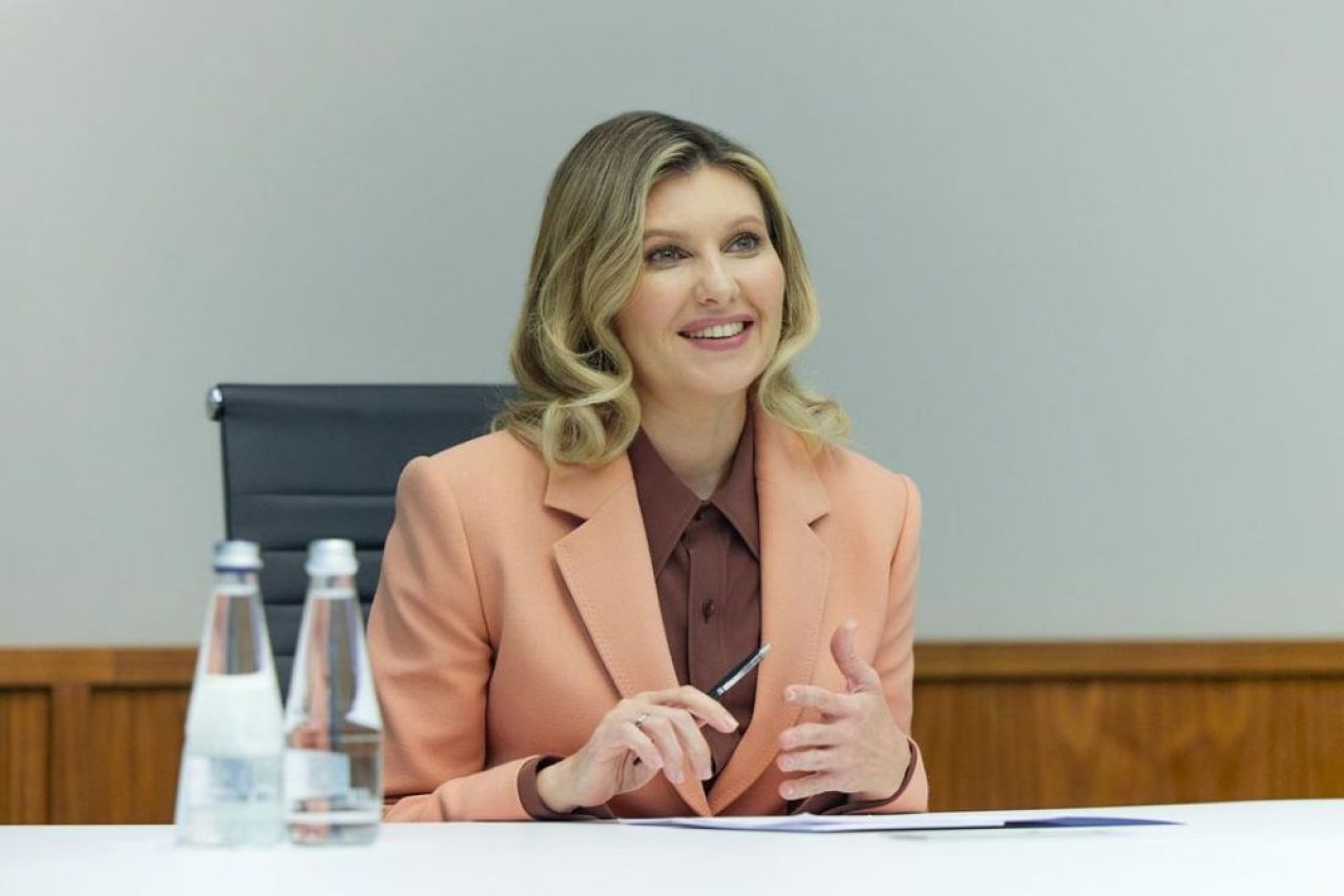 Cine e Olena, soția lui Volodimir Zelenski. Partenera președintelui ucrainian a rămas la Kiev și a transmis mesaje de mobilizare_4