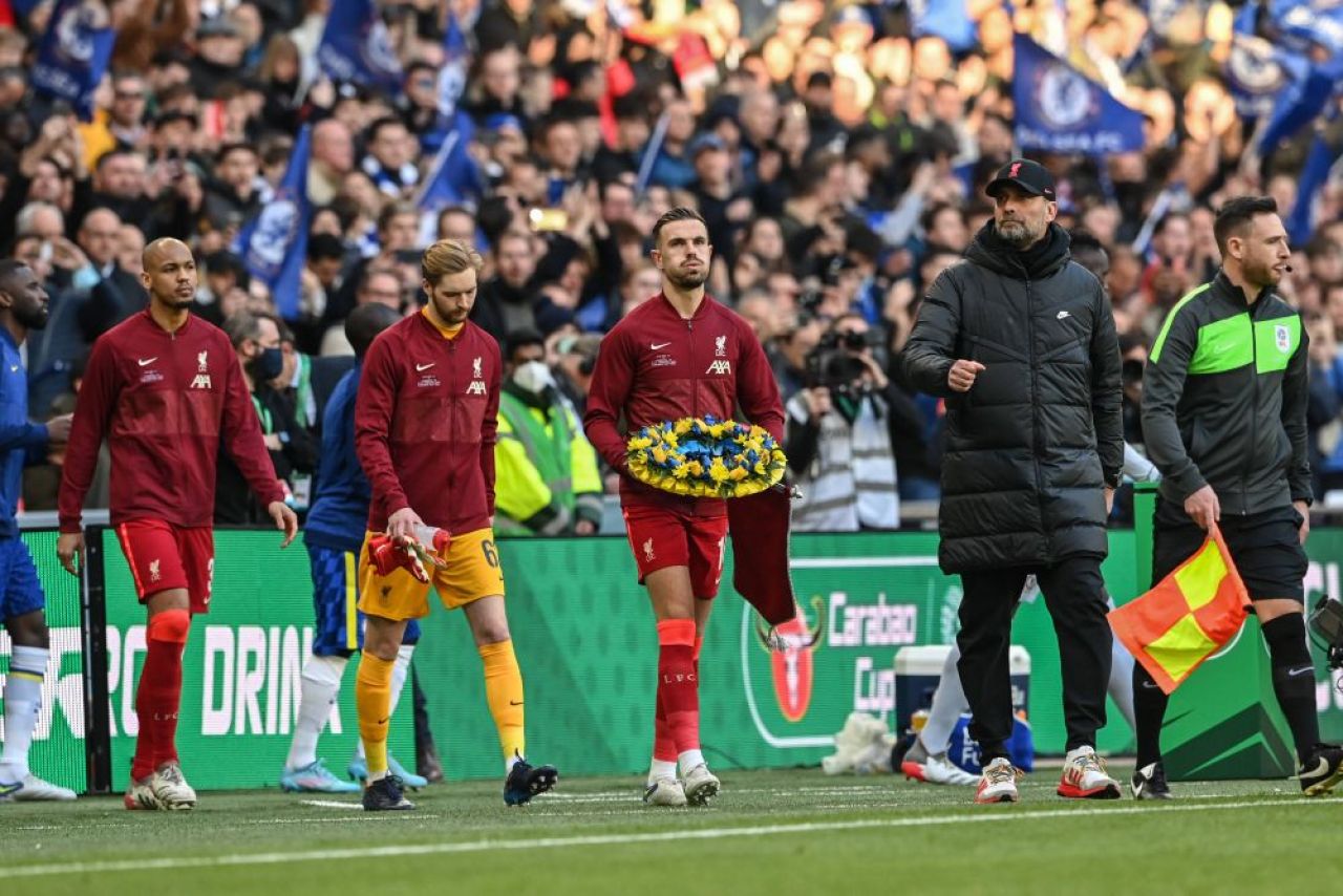 Momente răvășitoare pe stadionul Wembley! Ce s-a întâmplat înaintea startului finalei Cupei Ligii Angliei, dintre Chelsea și Liverpool_4