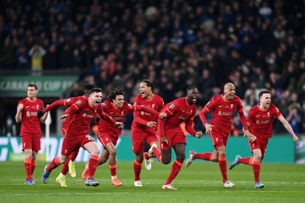Kelleher, decisiv pentru Liverpool în finala Cupei Ligii Angliei. A transformat penalty-ul care a adus trofelul echipei lui Klopp _2