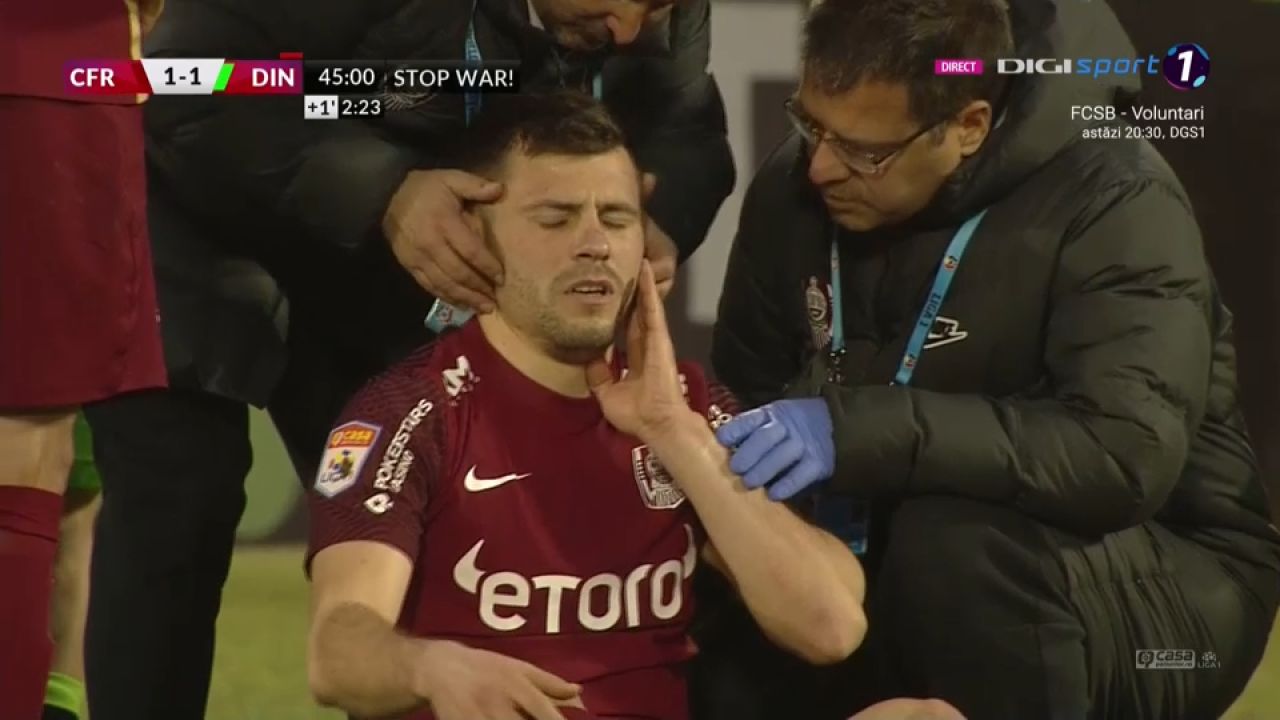 CFR Cluj - Dinamo 4-1. Petrescu a mutat câștigător! Triplă pentru Debeljuh în meciul cu