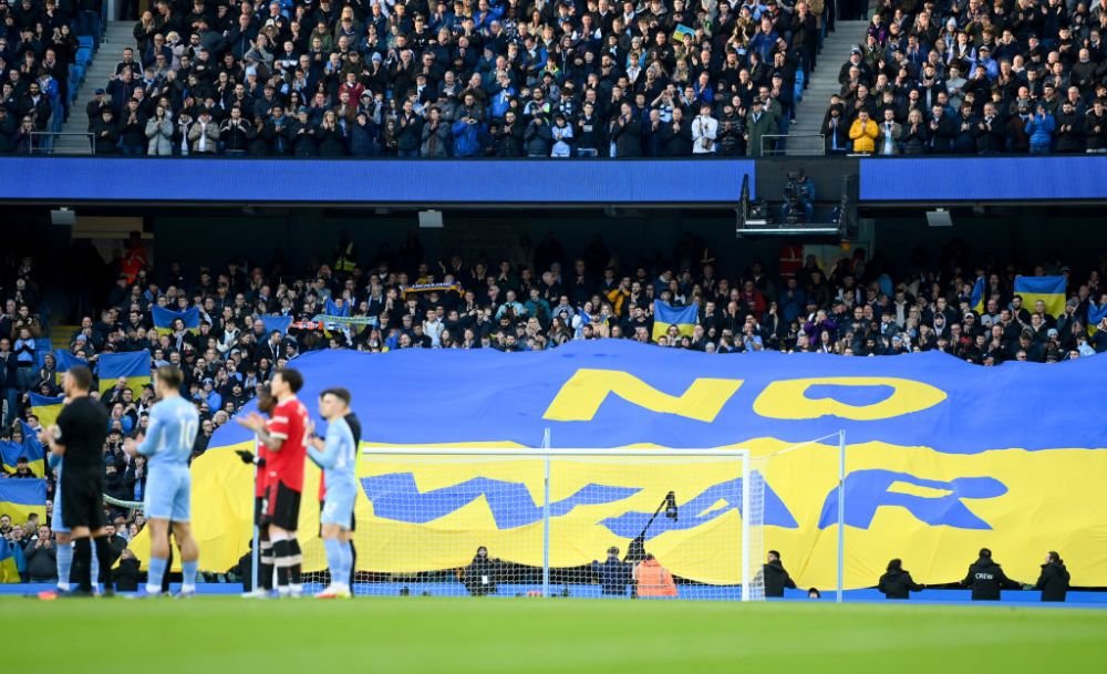 Momente impresionante înainte de startul derby-ului din Manchester. Zinchenko a izbucnit în lacrimi _4