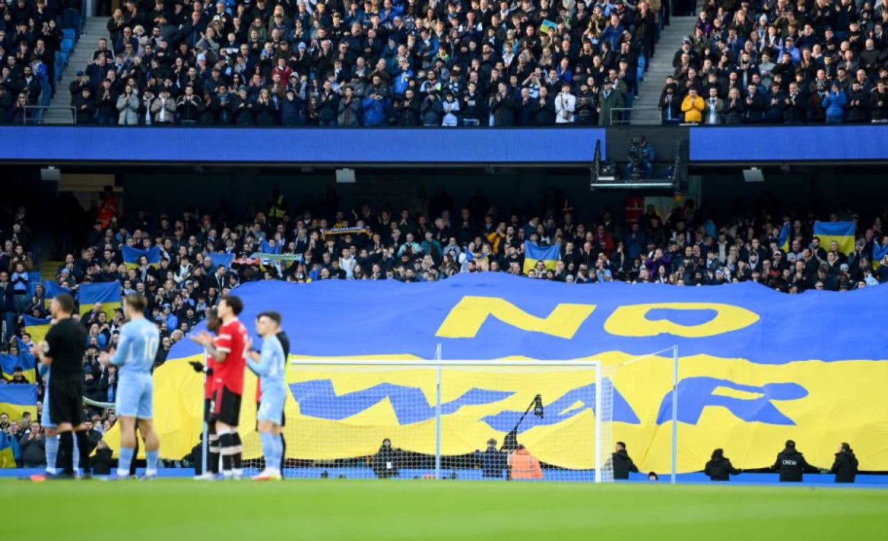 Momente impresionante înainte de startul derby-ului din Manchester. Zinchenko a izbucnit în lacrimi _4