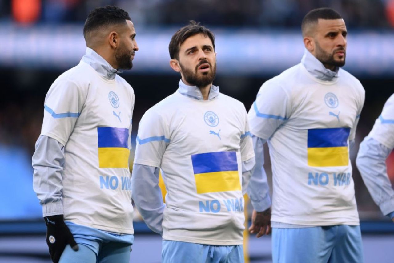 Momente impresionante înainte de startul derby-ului din Manchester. Zinchenko a izbucnit în lacrimi _5