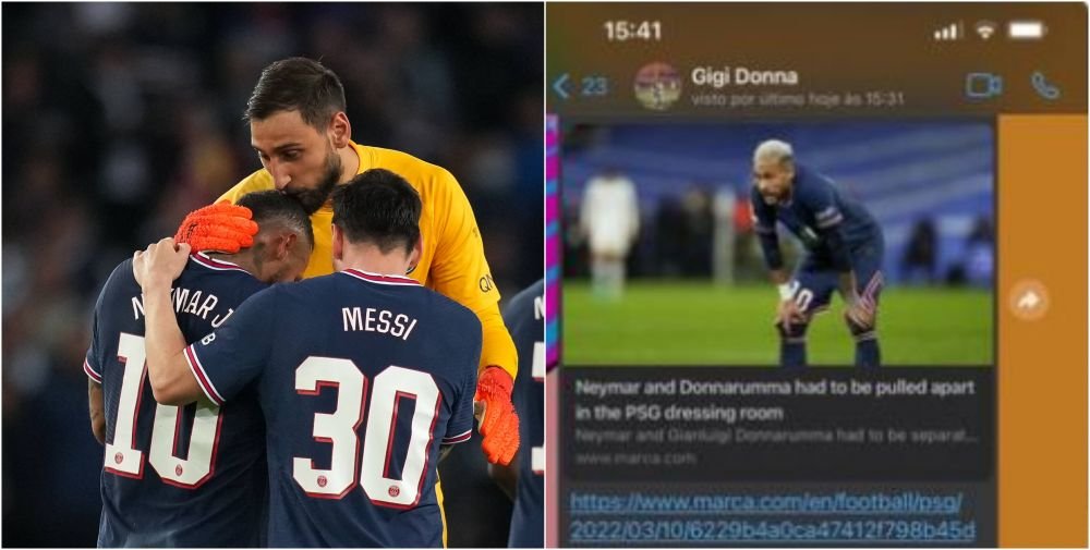Neymar a postat mesajul pe care i l-a trimis Donnarumma după anunțul că s-ar fi luat la bătaie în vestiar! Ce a spus brazilianul _3