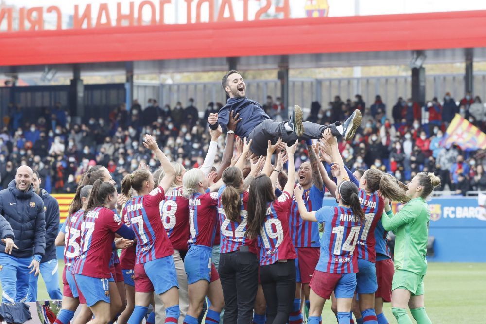 Joacă Barcelona de zici că e...Barcelona! :) Al treilea titlu consecutiv pentru echipa de fotbal feminin după victoria distrugătoare cu Real Madrid _10