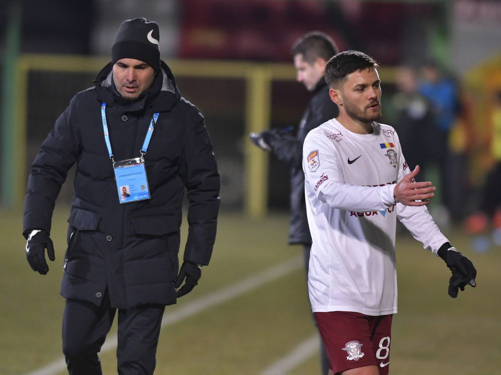 Ioniță, pus pe glume după victoria cu UTA: &bdquo;Am freză nouă și mi-a alunecat mingea pe chelie!&rdquo;