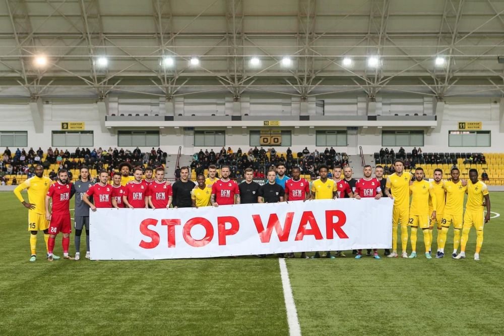 Gest fără precedent făcut de jucătorii lui Sheriff Tiraspol! Mesajul afișat cu trimitere la războiul din Ucraina_3