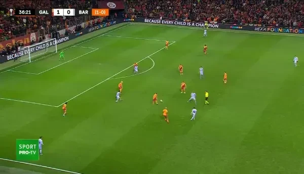 Galatasaray - Barcelona | Minutul 37: GOL Barcelona!