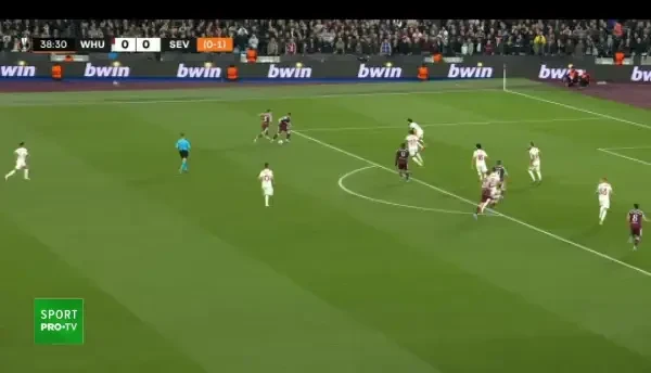 West Ham deschide scorul cu Sevilla!