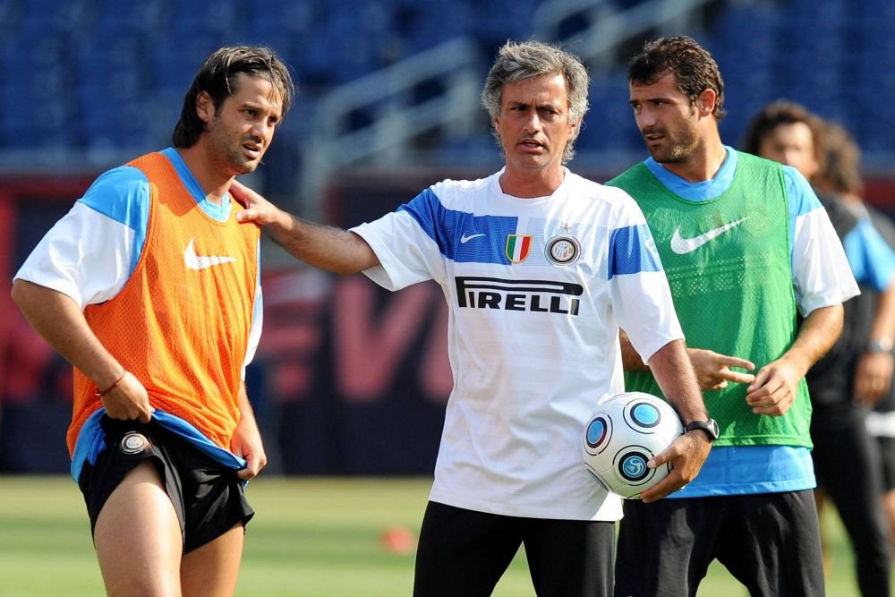 Jose Mourinho, din nou alături de Cristi Chivu! Fotografia postată de 
