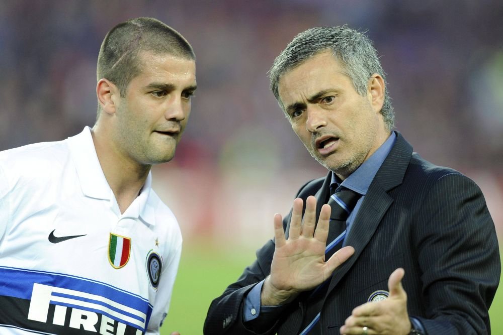Jose Mourinho, din nou alături de Cristi Chivu! Fotografia postată de 