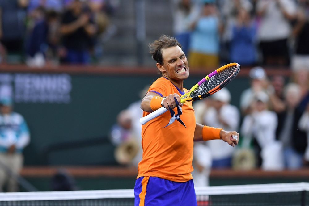 Nadal, 20-0 în 2022: „Parcă jucam golf pe vânt!” Rafael Nadal și Carlos Alcaraz au făcut spectacol timp de 3 ore în semifinala Indian Wells_8
